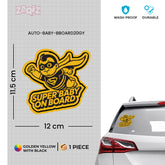 Reflective Baby on Board Safety Sticker